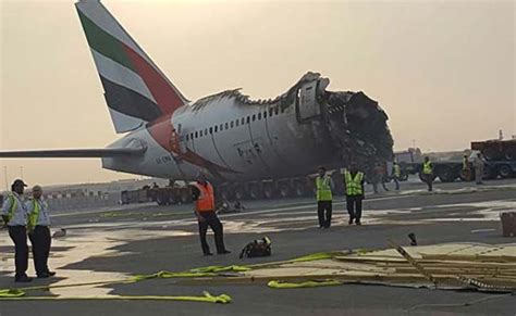 Emirates Boeing 777 Crashes During Final Approach .